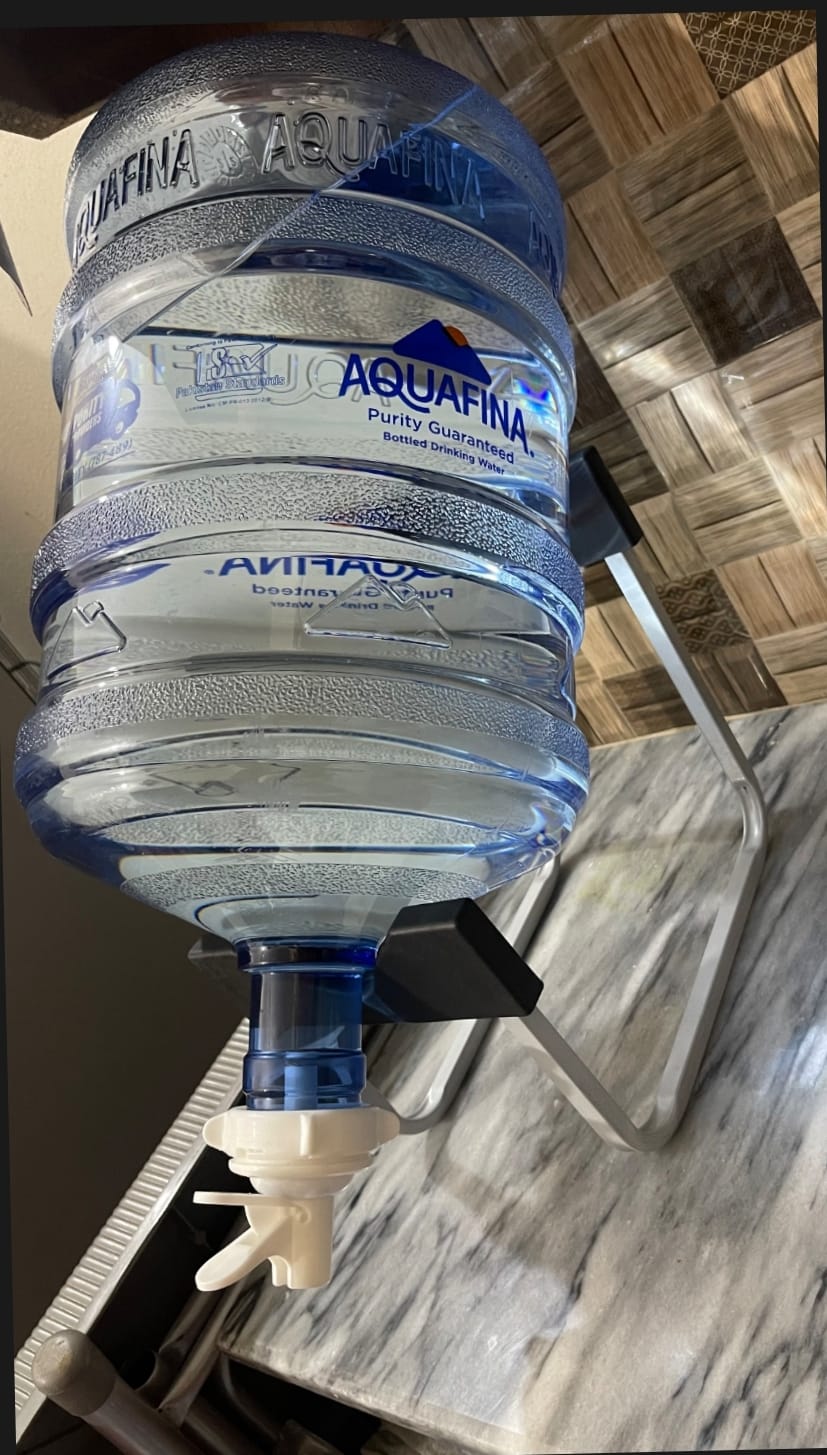 Portable Strong Water Dispenser Bottle Stand with Nozzle Tap (Random color) buy online in Pakistan