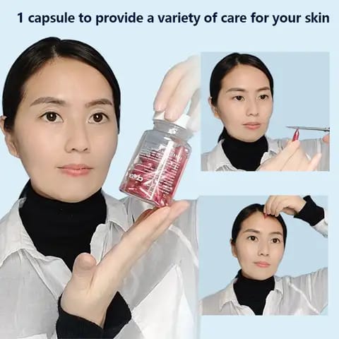 ANIMATE VITAMIN E FACIAL ESSENSE 60 SOFTGEL CAPSULES (random color) view 3