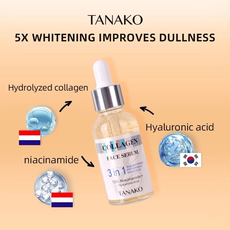 3 in 1 Korean Natural Oil Whitening & Anti Aging Serum 30ml buy online in Pakistan