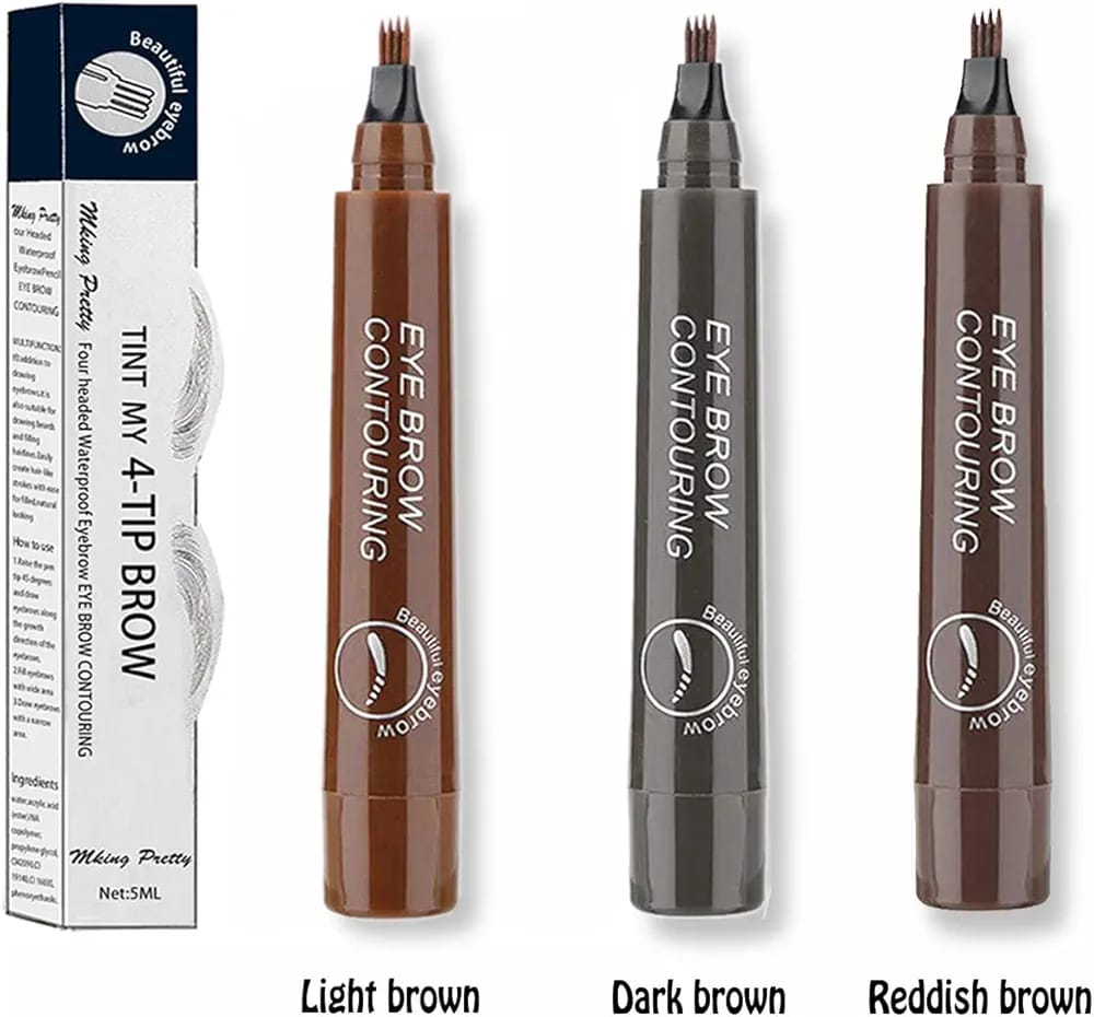 Eyebrow pencil Micro-fork Eyebrow Pencil Four-Point Eyebrow Pencil / Make Eyebrows Look More Natural Look More Spiritual And Beautiful view 2