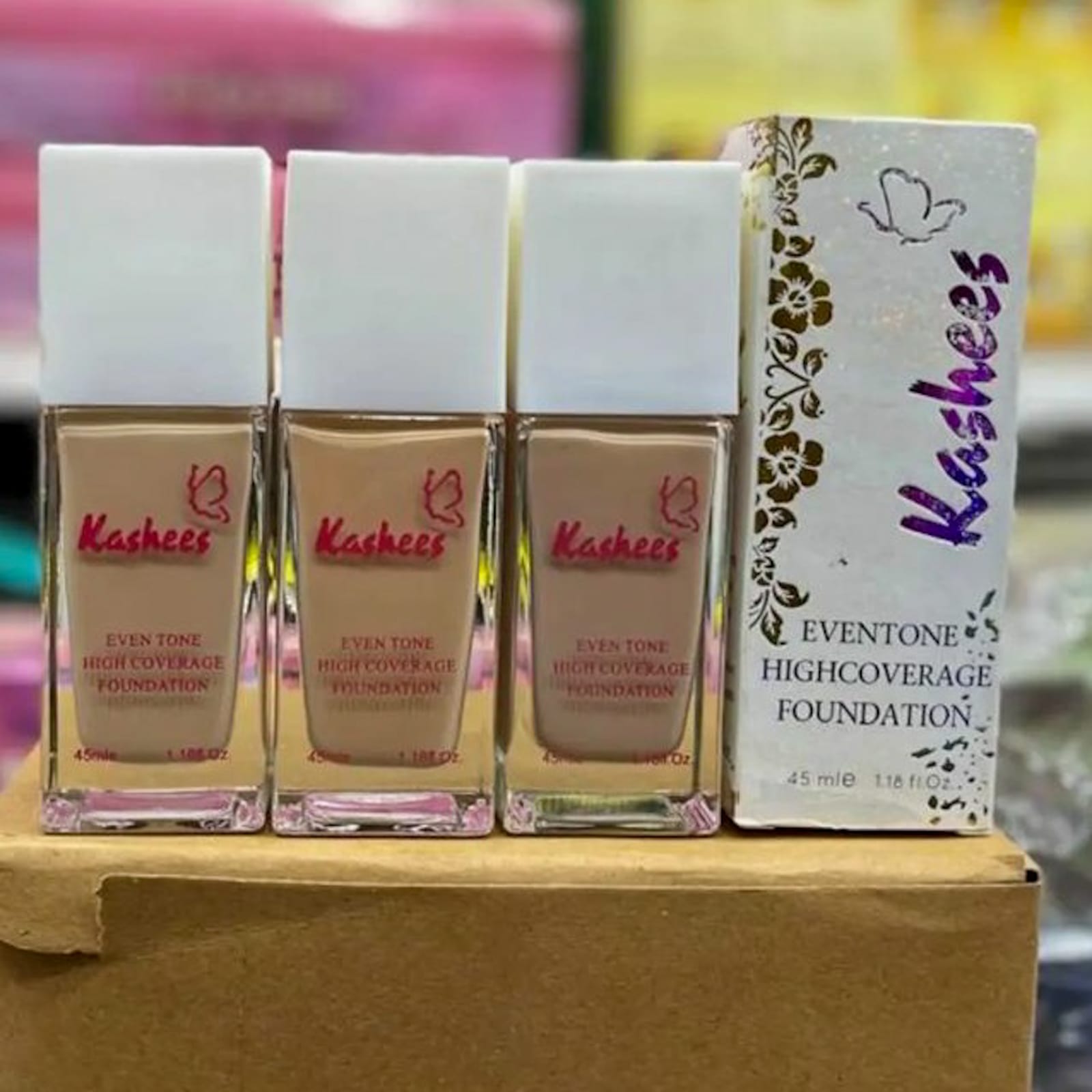 Kashees EvenTone High Coverage Liquid Foundation 45Ml thumbnail 4