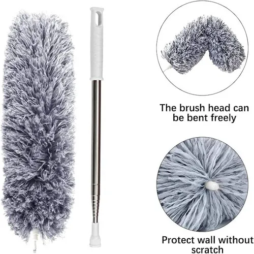 Extendable Telescope Microfiber Duster Long Handle For Cleaning Dust, Dirt And Stains Fan duster high quality buy online in Pakistan
