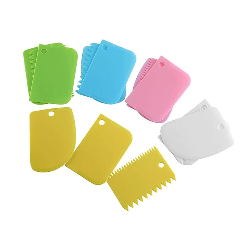 3PCS/Set DIY Cake Cream Scraper Set Cake Decorating Tools Multifunctional Irregular Teeth Edge Kitchen Baking Tool(Pack of 3) buy online in Pakistan