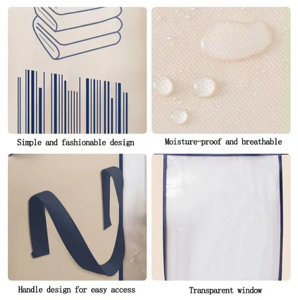 Heavy Quality Barcode Print Storage Bag Non Woven - Good for cloth storage buy online in Pakistan