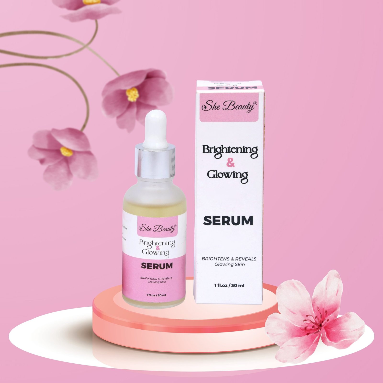 She Beauty Brightening & Glowing Serum 30ml buy online in Pakistan