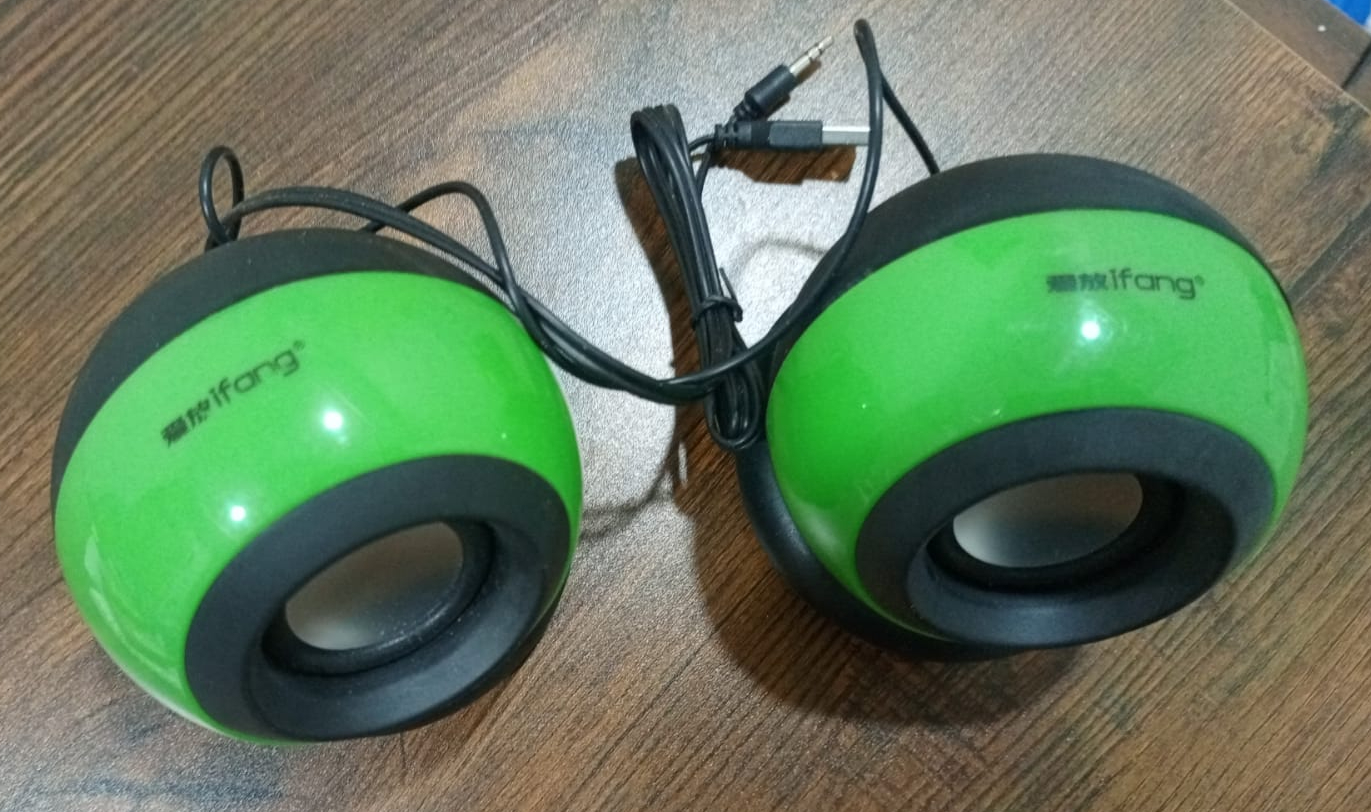 (Pair)  IF-10 USB 2.0 Mini USB Speaker for Laptop and Desktop (random color) buy online in Pakistan