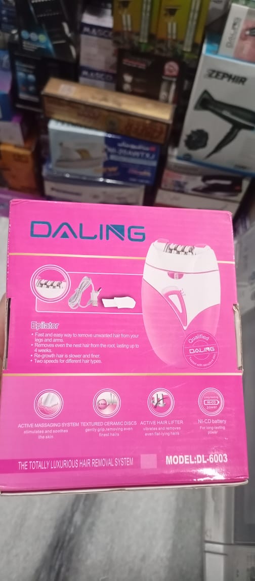 DALING DL-6003 Portable Women Depilation Epilatior Mini Electric Painless Lady' Hair Remover buy online in Pakistan