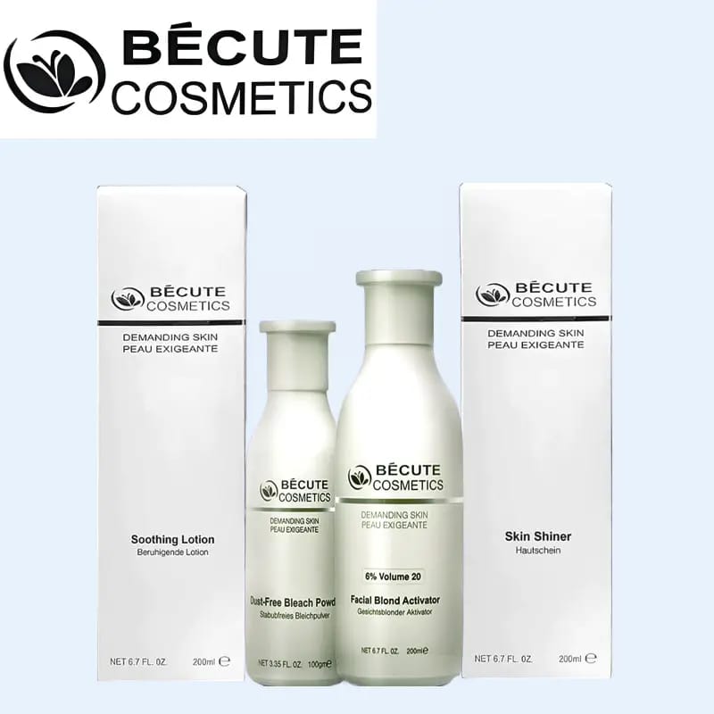 BeCute Whitening & Brightening Skin Polisher With Activator - Volume 20% Activator (200ml) - Dust-Free Blonder (100gm) buy online in Pakistan