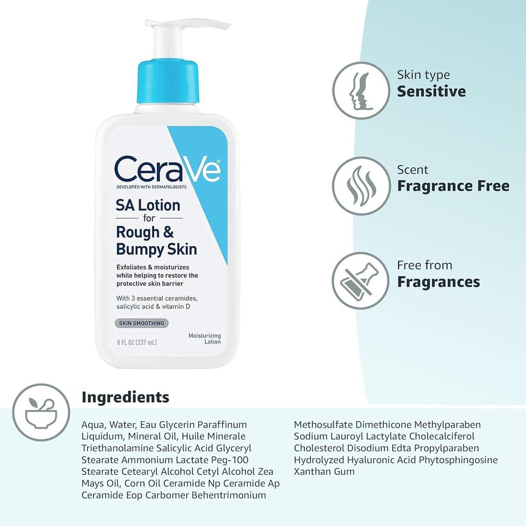 CeraVe SA Lotion For Rough and Bumpy Skin for Making it More Hydrated - 237Ml buy online in Pakistan