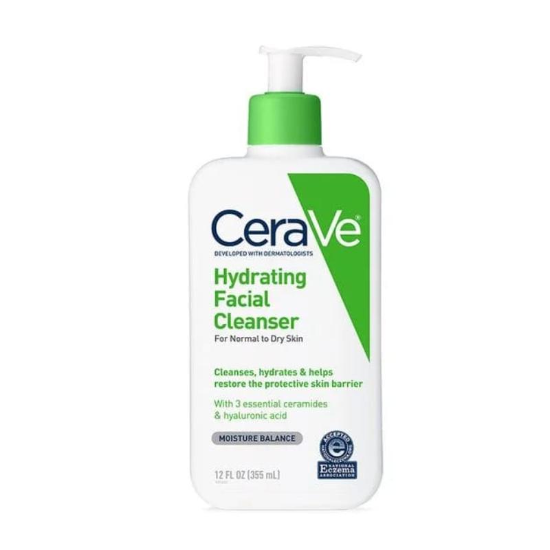 CeraVe Hydrating Facial Cleanser - 236 ml - Refresh The Skin Without Over-Stripping It view 2