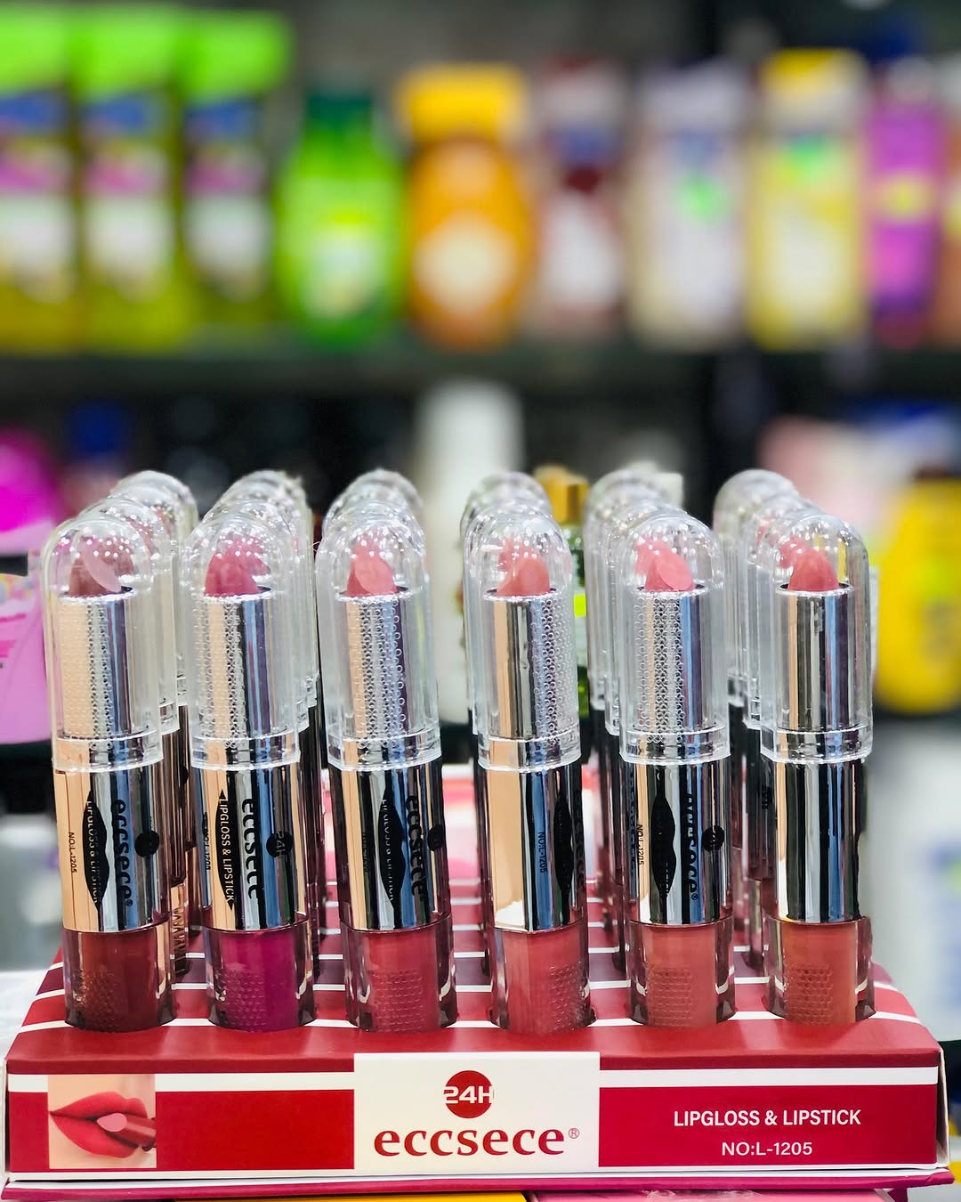 Highly Pigmented, Soft And Smooth Texture Matt - 2 in 1 Lipstick + Lipgloss (Random color) buy online in Pakistan