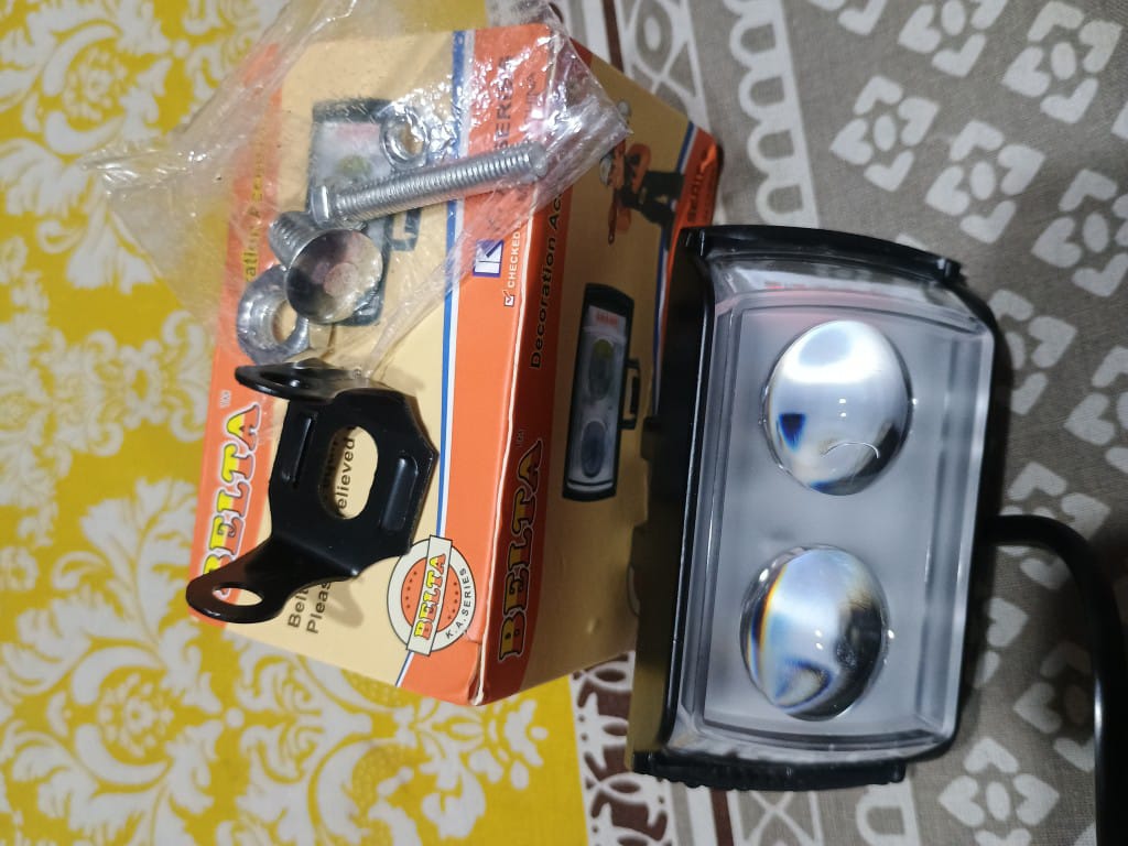 2 Lens Dolphin Projector LED Light for bikers and Cars (1 pc) buy online in Pakistan