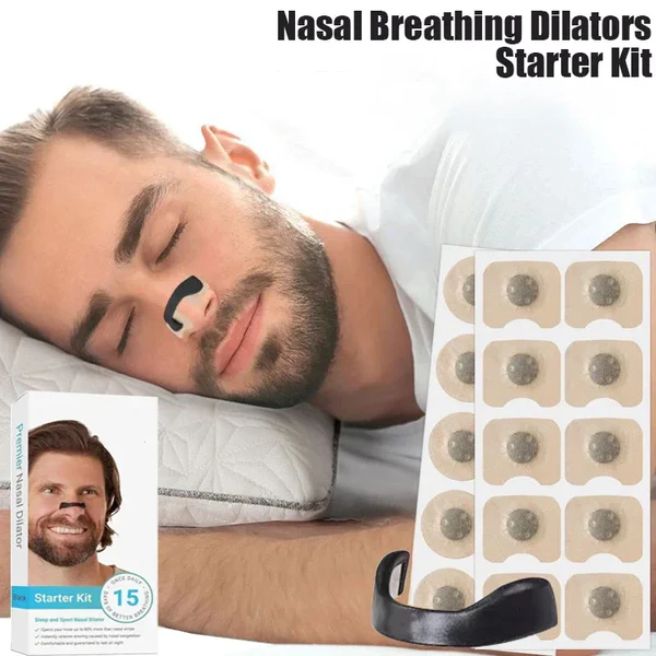 Magnetic Nose Strips,Sleepco Nasal Dilator Starter Kit /  Next-Gen BreathIn Nosel Strips / Magnetic Nose Clips buy online in Pakistan