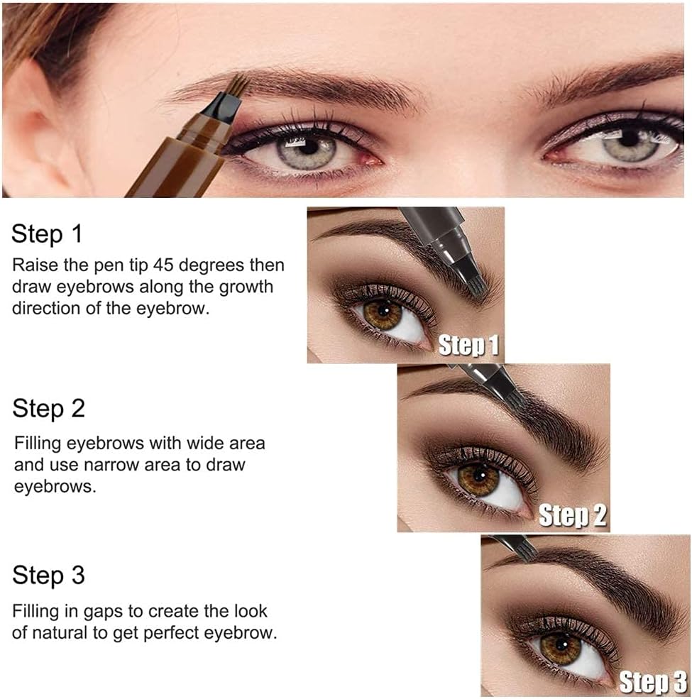 Mecow Liquid Eyebrow Pencil 24 Hours Waterproof Liquid Eyebrow Pen view 4