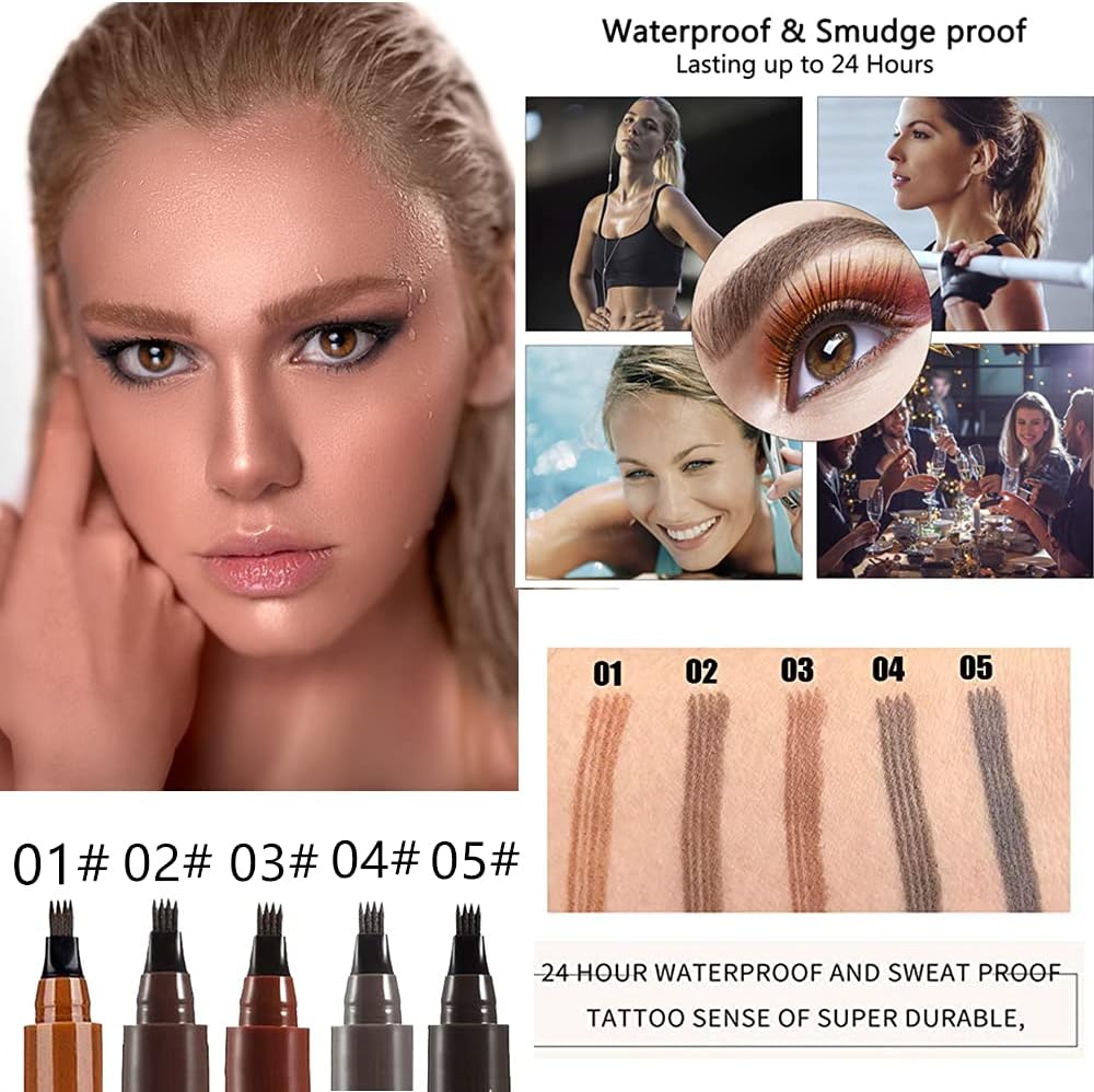Mecow Liquid Eyebrow Pencil 24 Hours Waterproof Liquid Eyebrow Pen view 2