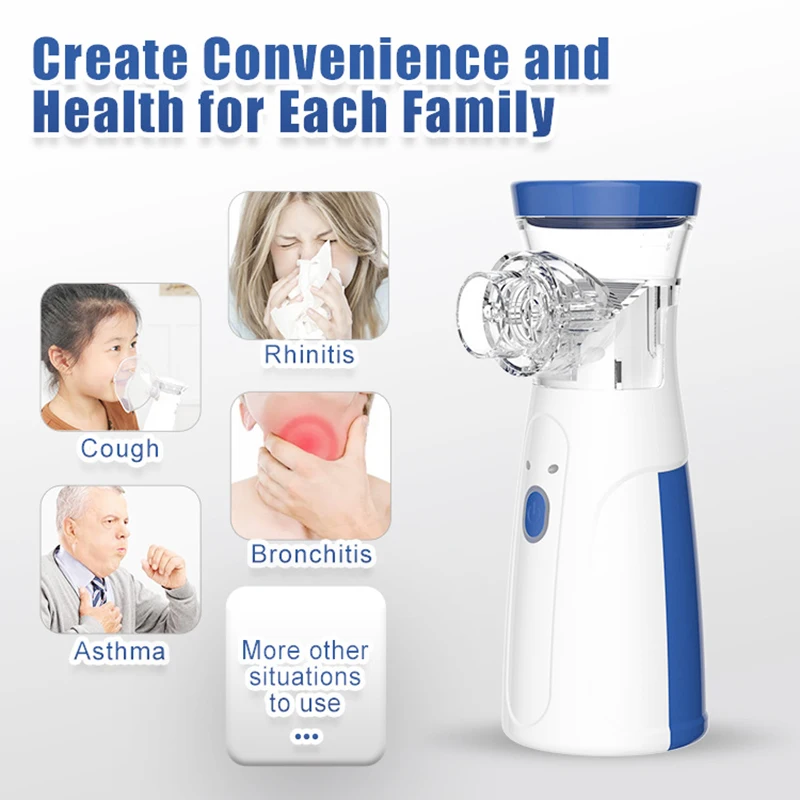 Portable Nebulizer For Asthma Inhaler Nebulizer Machine For Kids And Adults Medical asthma nebulizer (cell operated ) view 2