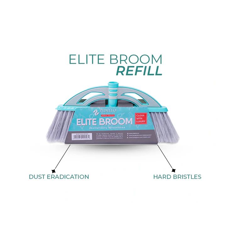 Elite Broom With Foldable Rod (4ft) - New Arrival