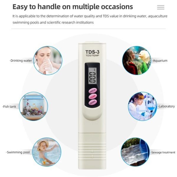 Portable Pen Digital Tester Tds 3 Meter Filter Measuring Water High Quality Purity(Random Color) view 5