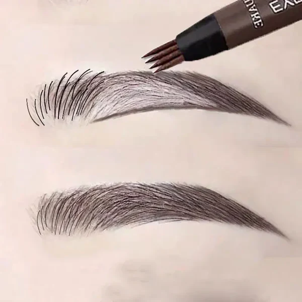 Mecow Liquid Eyebrow Pencil  24 Hours Waterproof Liquid Eyebrow Pen thumbnail 4