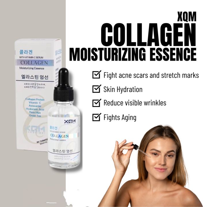 XQM Collagen Moisturizing Face Serum for face Xqm Intensively Nourishes With Vitamin C Serum buy online in Pakistan