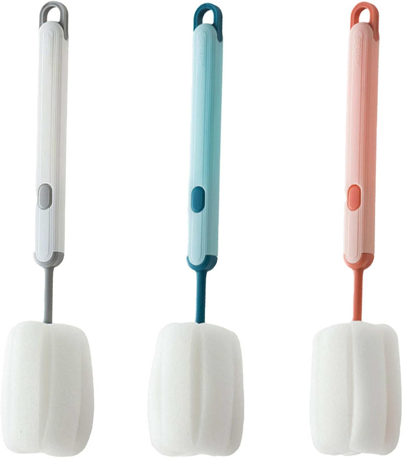 Long Handle Cup Cleaner Brush - Sponge Bottle Cleaner Brush for Cups, Water Bottles ( Random Color) buy online in Pakistan