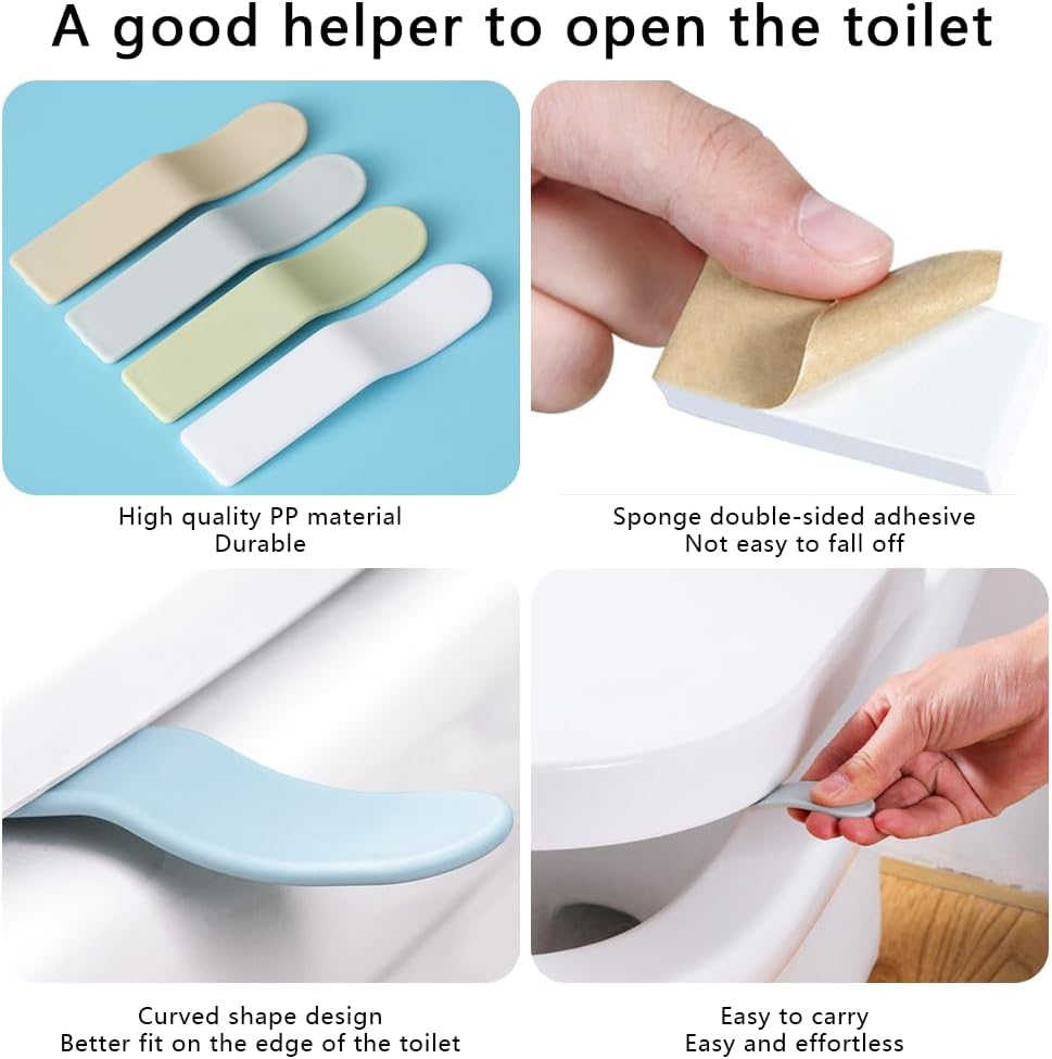 Pack of 03 Toilet Seat Lifter Handle for Home, Office, Hotel (Random Color) buy online in Pakistan