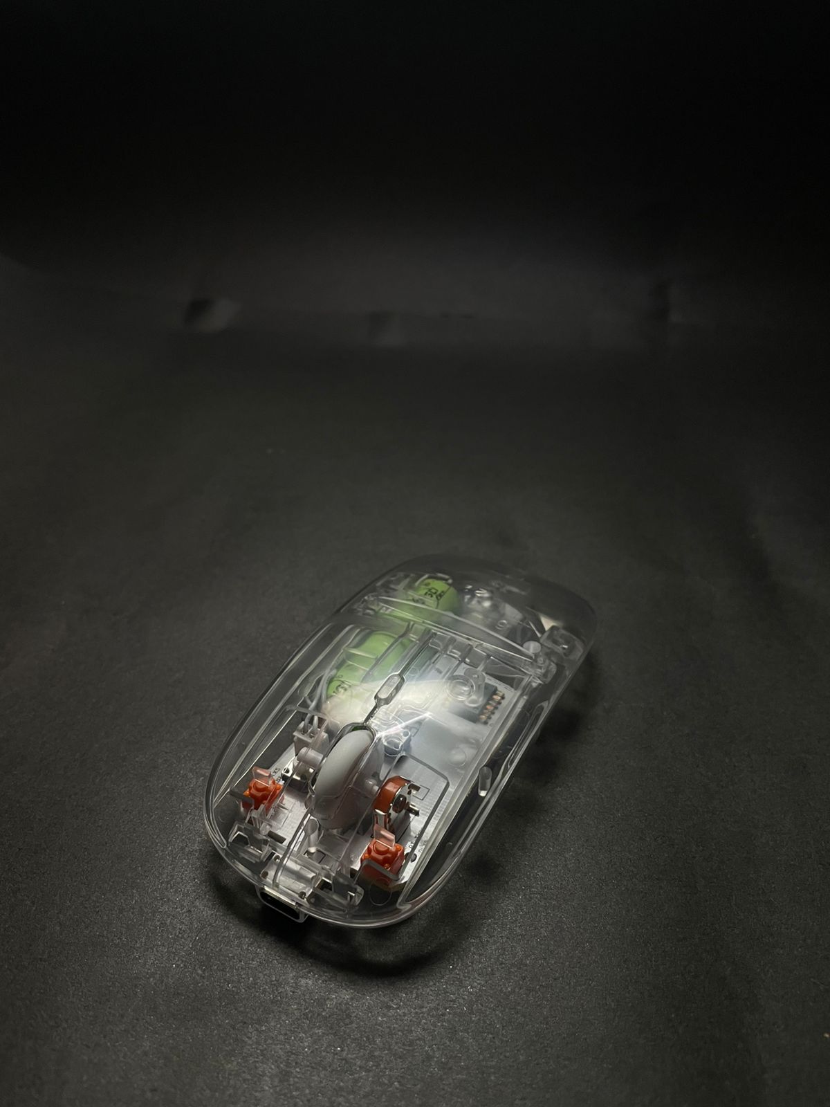 RGB Wireless Transparent Mouse Dual-Mode Rechargeable Mouse With LED lights buy online in Pakistan