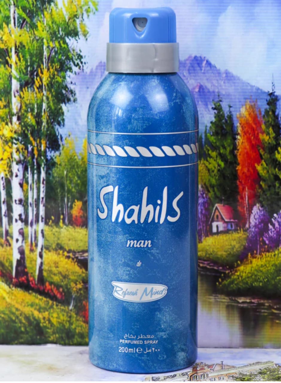 Shahlis Man Deodorant Body Spray - 200ML | Best Quality Body Spray For Men | Best Perfume Men buy online in Pakistan