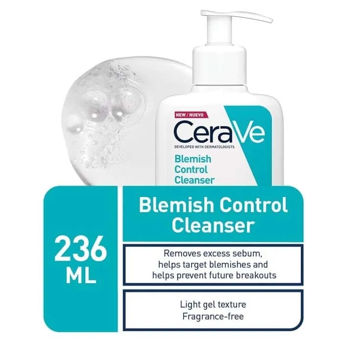 CeraVe Blemish Control Face Cleanser for Blemish-Prone Skin With 2% Salicylic Acid & Niacinamide For Blemish-Prone Skin view 4