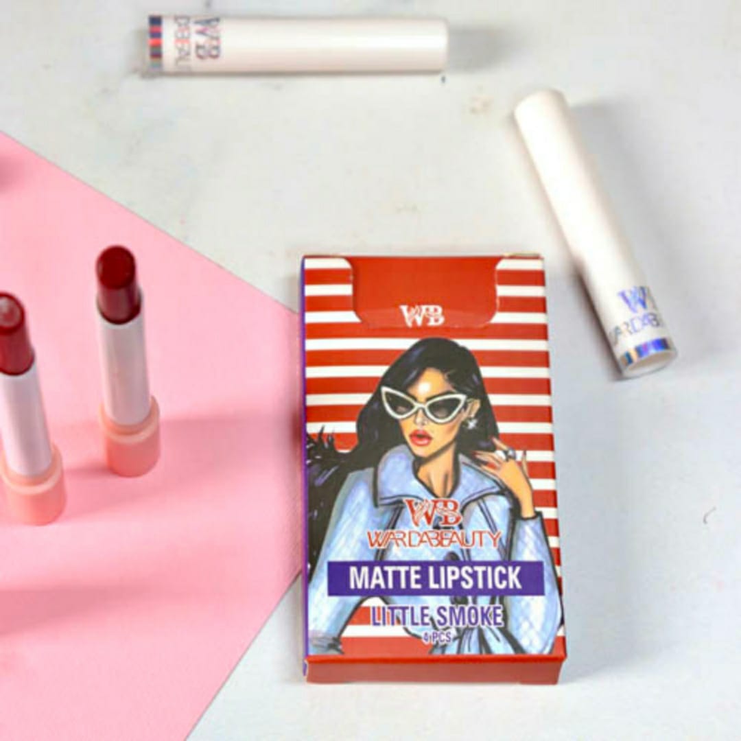 Pack of 4 High Pigment Lipstick, Fatty Base Lipstick Naturally Tint Your Lips To Soft And Comfortable Matte (random color) buy online in Pakistan