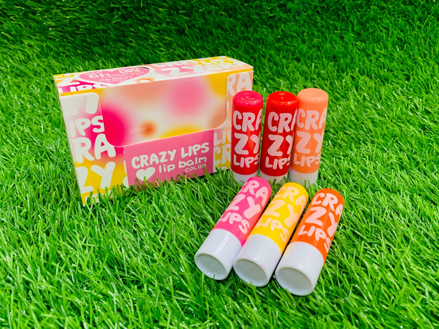Pack of 3 Crazy Tinted Lip Balm, Magic Chapstick Hydrated & Moisturizing Lip Balm (Random Color) buy online in Pakistan
