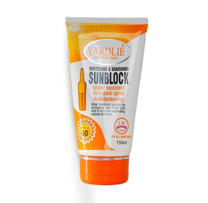 YARDLIE Professional - SPF - 60 WHITENING & VANISHING SUNBLOCK 150ml view 4