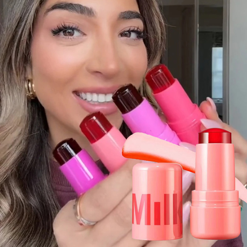 Pack 4 Milk Makeup Blush High Pigment Jelly Tint, Refreshing & Hydrating Long-lasting Colour Jelly Tint (Random color) buy online in Pakistan