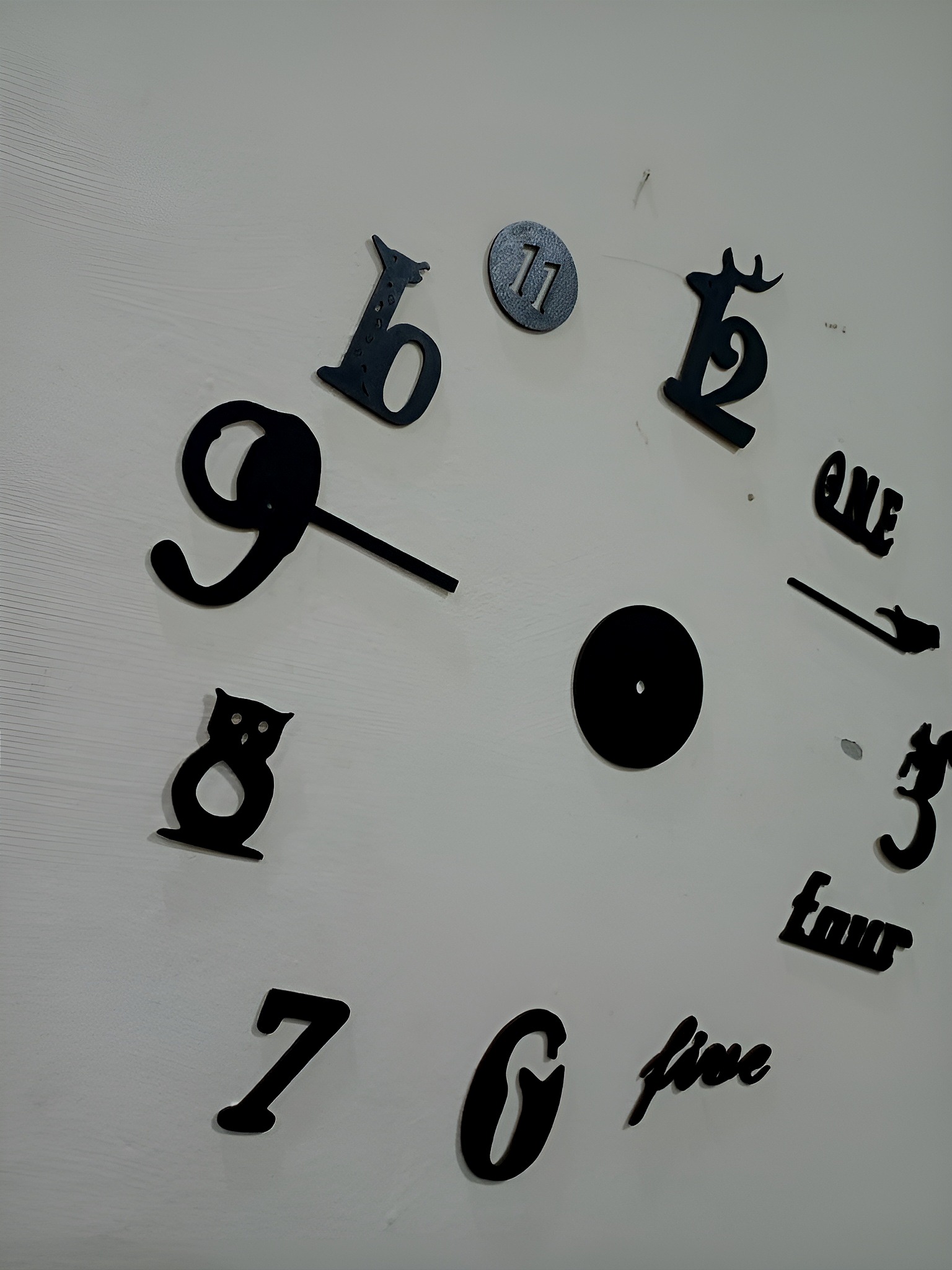 Decorative 3D Clock / DIY Clock Creative 3D Wooden wall clock for Home Decor buy online in Pakistan