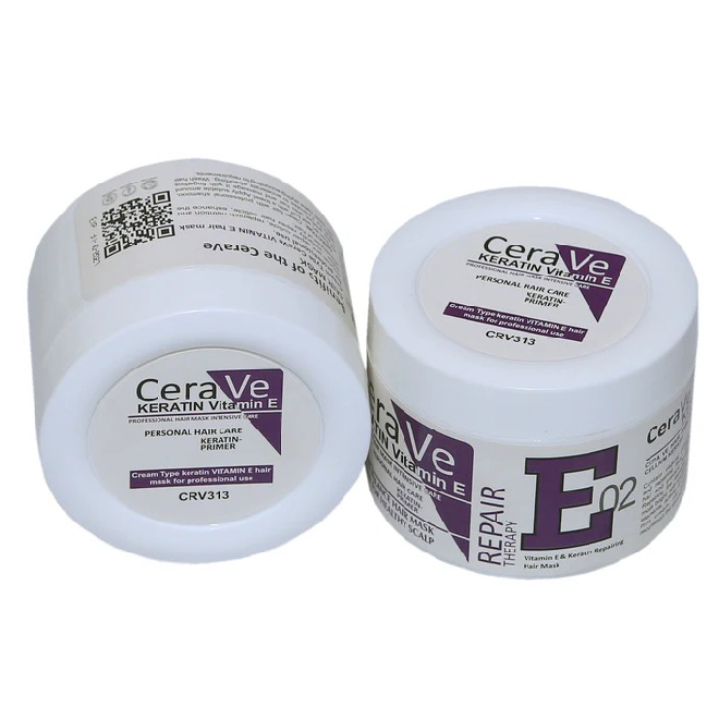 Cera Ve Keratin Vitamin E Repair Therapy E02 Hair Mask - 500ml | Deep Hair Repair Solution buy online in Pakistan