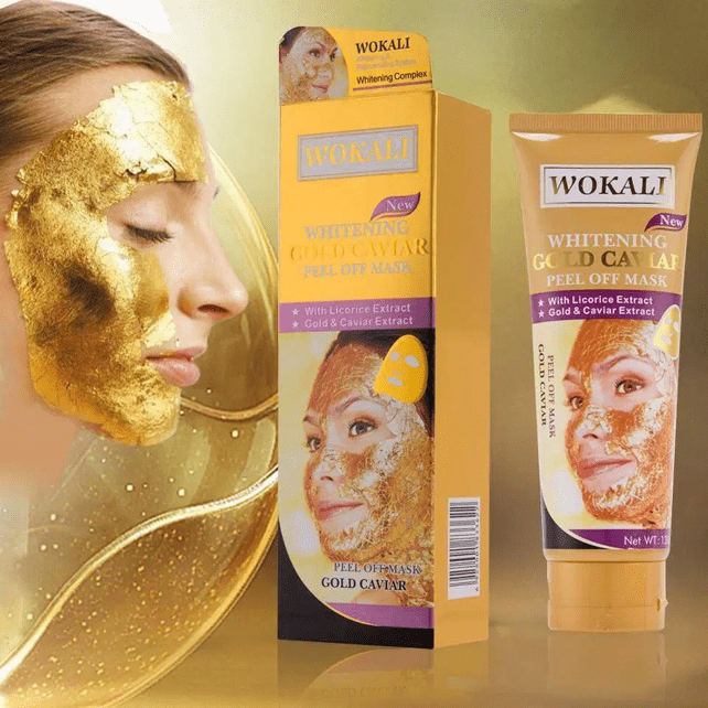 WOKALI Gold Caviar Mask Face Peel Off Mask Rejuvenating Skin Care Gold Mask For Women And For Girls buy online in Pakistan