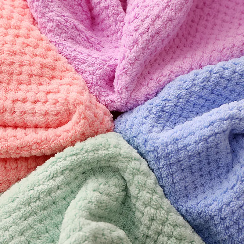5-Pack Microfiber Kitchen Towels Super Absorbent, Fast-Drying Anti-grease Dish cloths view 4