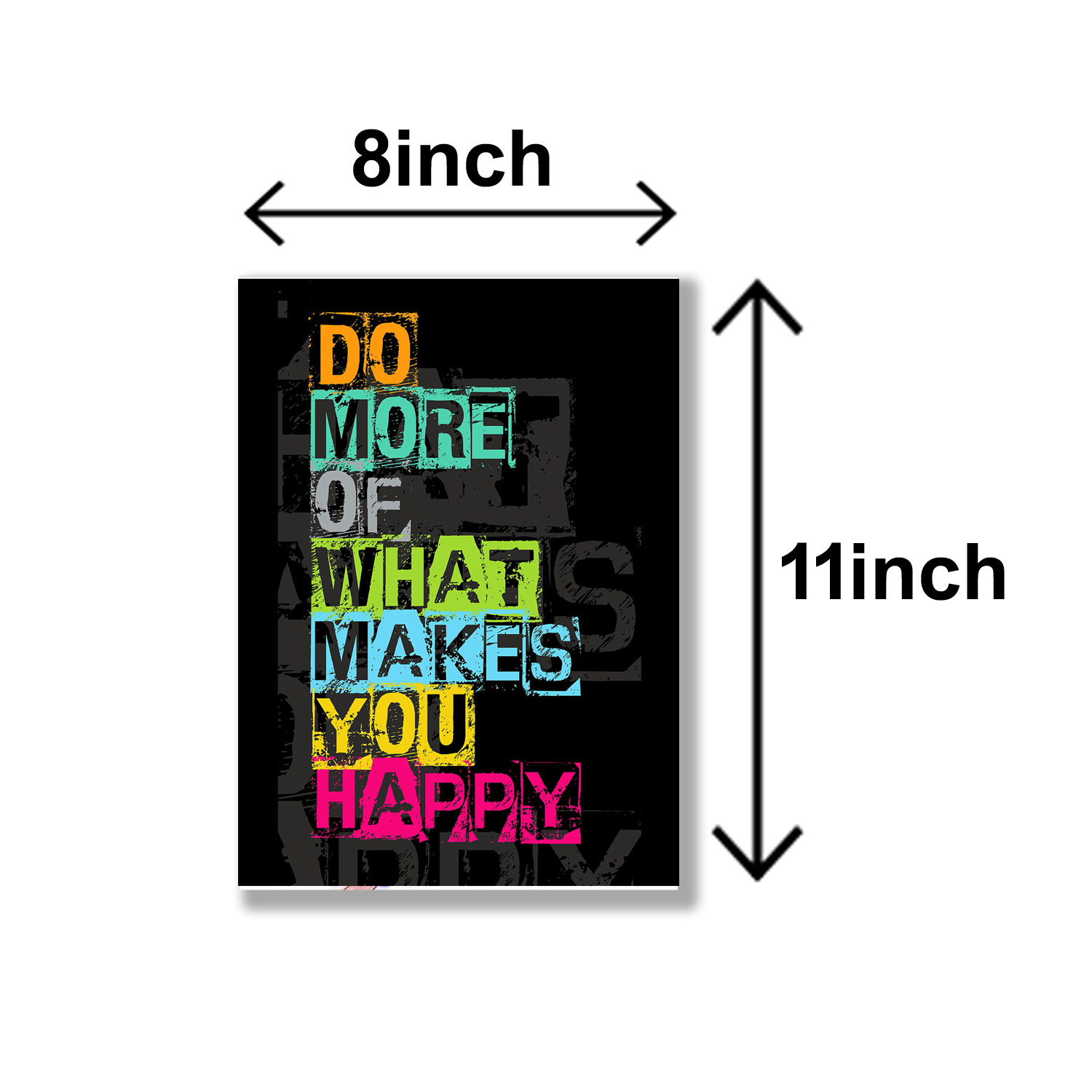 set of 4 Motivational sticky canvas frames for wall decore / sticky phototiles for office and home workplace buy online in Pakistan