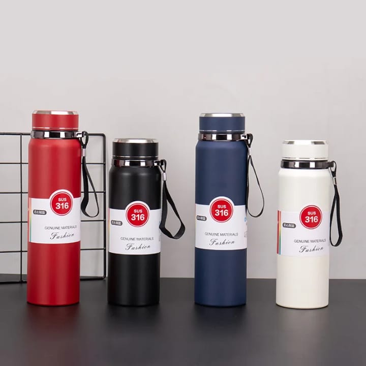 Vacuum Flask Thermos Bottle Stainless Steel Double Wall Tumbler Sports Coffee Mug  Leakproof Insulated Drinkware 800ml (Random Color) view 4