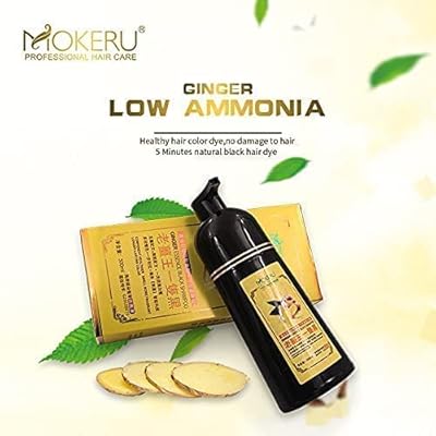 MOKERU Ginger Hair Shampoo for 5-Minute Natural Dye & Healthier, Longer-Lasting Color 200 ml view 5