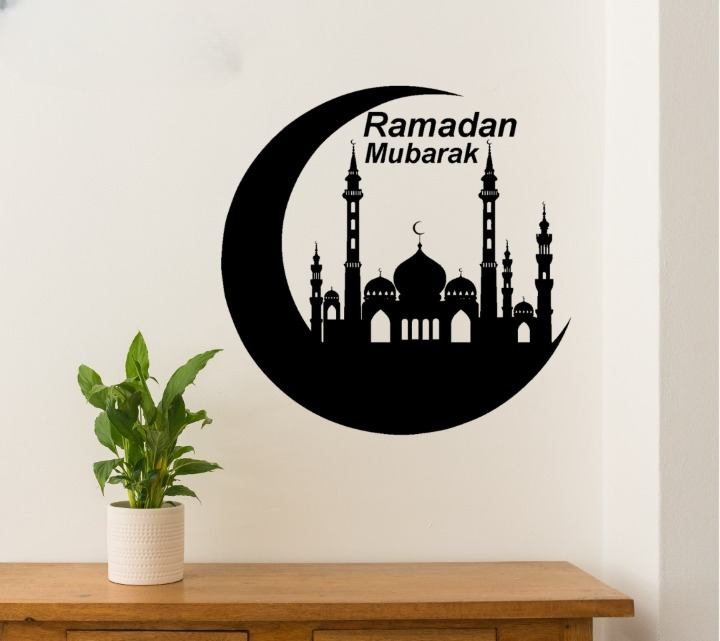 Ramzan Mubarak Islamic Calligraphy 3D Wooden Wall Decorative Gift Stylish Design Office Living Room I Decorating Items buy online in Pakistan