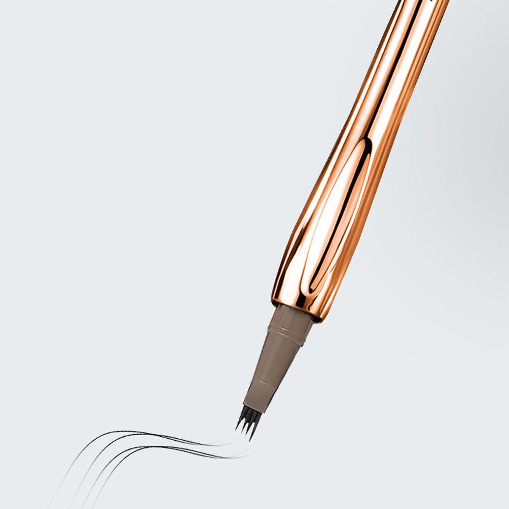 ( Tattoo brow) 4 Points Tip Tattoo Pen | 4 Tip Tattoo Eyebrow Pen | Eyebrow Pencil Creates Natural Makeup Effect thumbnail 2