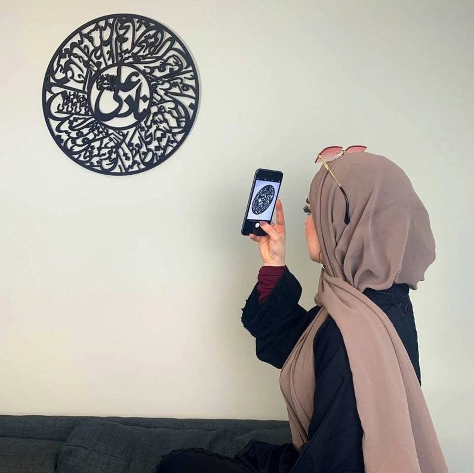 3D Calligraphy Nad-e-ali large Size | Islamic Wall Art | Nad-e-ali Frame | Nad-e-ali Frame For Home Decor & Office Decor | Wooden Wall Art ( 24 x 24 ) buy online in Pakistan