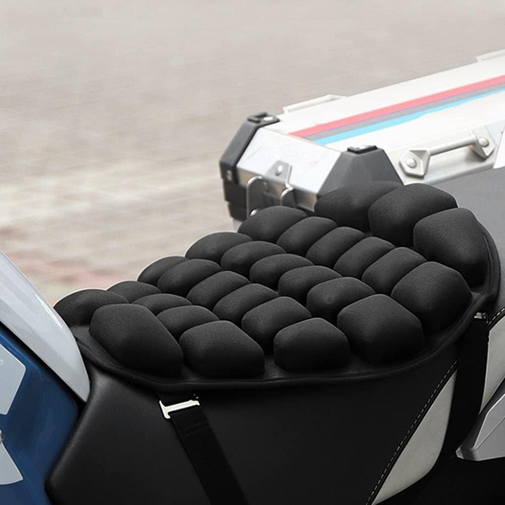 Universal Waterproof Bike and Motorcycle Seat Cushion – Premium Comfortable Relaxer Seat Cover with Anti-Slip Design, Shock Absorption, and Weather-Resistant Protection – Ideal for All Bicycles, Scooters, and Motorcycles view 3