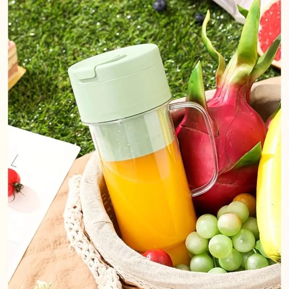 Crusher Juicer - Mug Shaped Portable Blender With Straw | Portable Blender,Juicer Portable Outdoor Juicing Cup | Home Mini Cordless Juicer - Random Color view 4