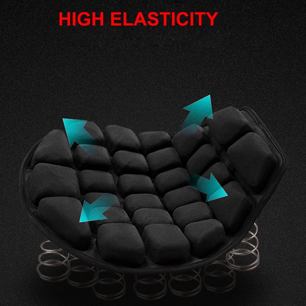 Universal Waterproof Bike and Motorcycle Seat Cushion – Premium Comfortable Relaxer Seat Cover with Anti-Slip Design, Shock Absorption, and Weather-Resistant Protection – Ideal for All Bicycles, Scooters, and Motorcycles view 4