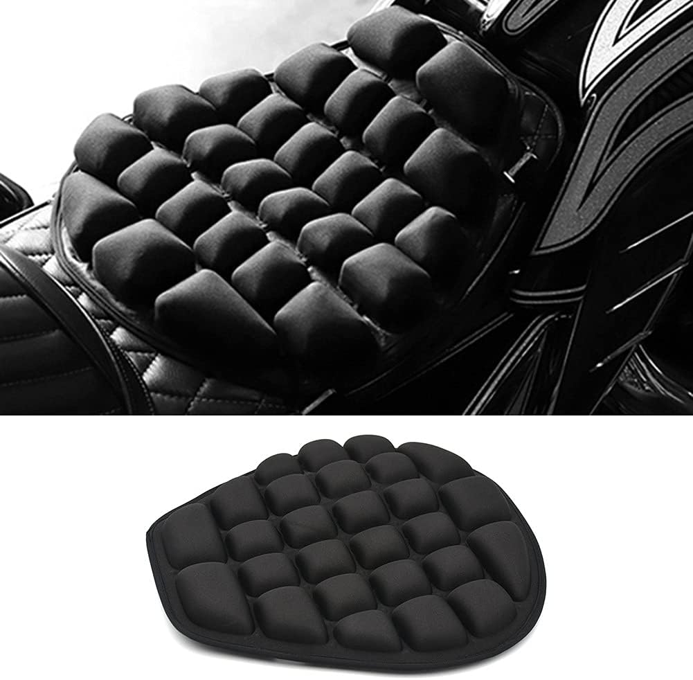 Universal Waterproof Bike and Motorcycle Seat Cushion – Premium Comfortable Relaxer Seat Cover with Anti-Slip Design, Shock Absorption, and Weather-Resistant Protection – Ideal for All Bicycles, Scooters, and Motorcycles view 5