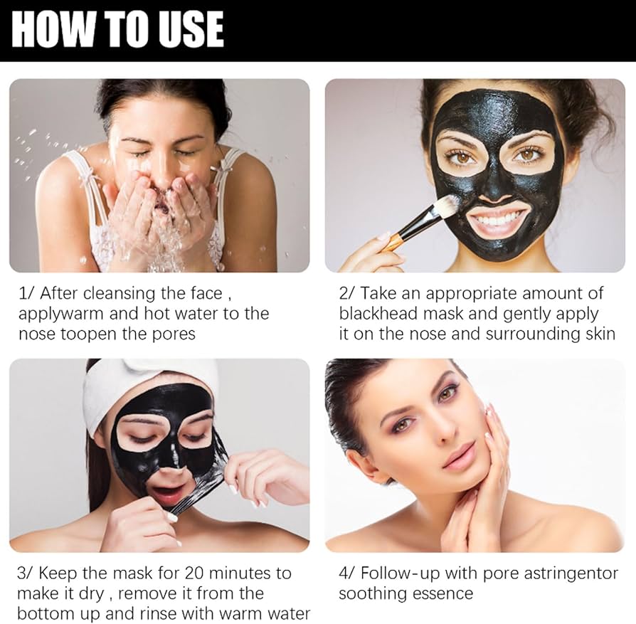 L'Oreal Paris Deep Cleansing Peel-Off Blackhead Remover Face Mask with Collagen – Pore-Minimizing, Purifying Formula for Smooth, Radiant Skin – 100ml Tube for All Skin Types view 3
