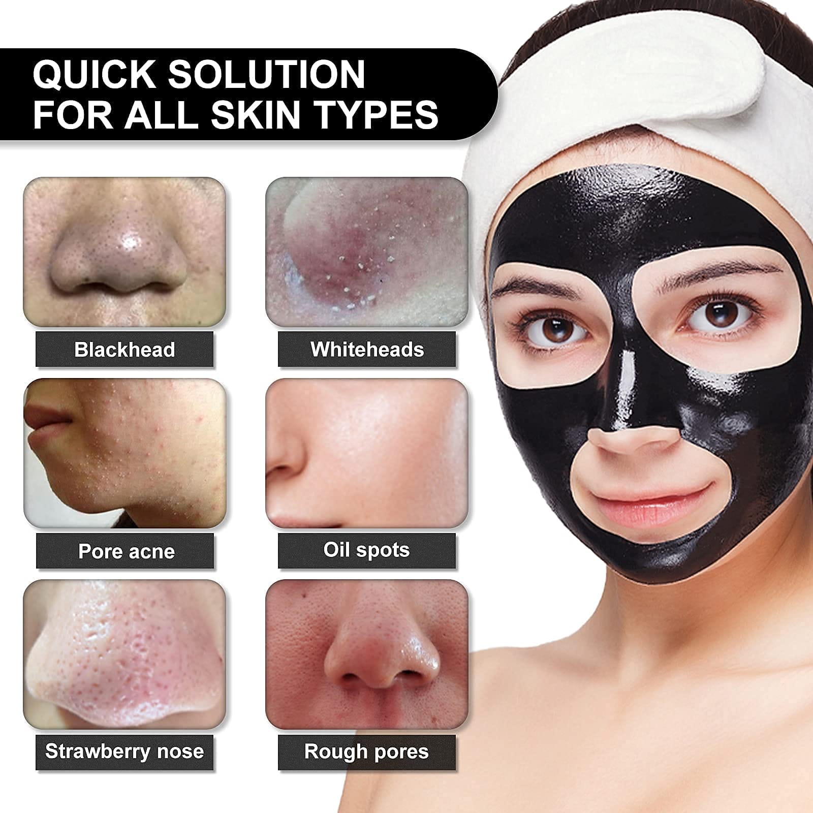 L'Oreal Paris Deep Cleansing Peel-Off Blackhead Remover Face Mask with Collagen – Pore-Minimizing, Purifying Formula for Smooth, Radiant Skin – 100ml Tube for All Skin Types view 2
