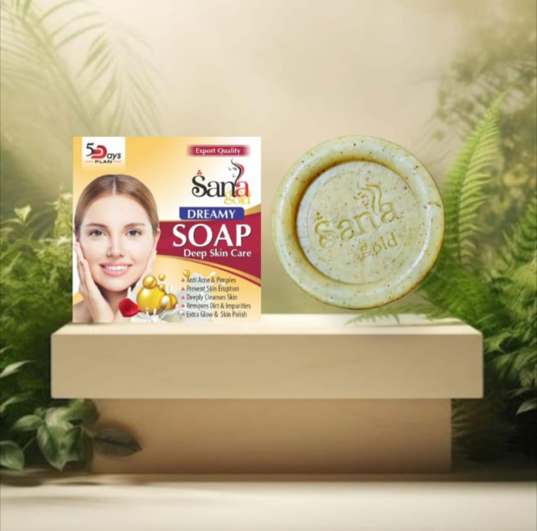 Pack of 07 - Sana Gold Magic Soap | Powerful Herbal Formula | Guaranteed Results | Best Quality Soap For Skin Care buy online in Pakistan
